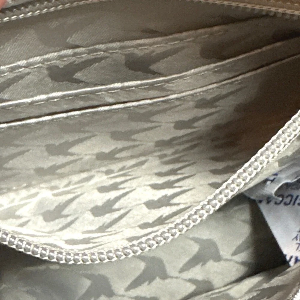 Lo & Sons Waverley 2 Large Grey Saffiano Leather Convertible Crossbody Belt Bag